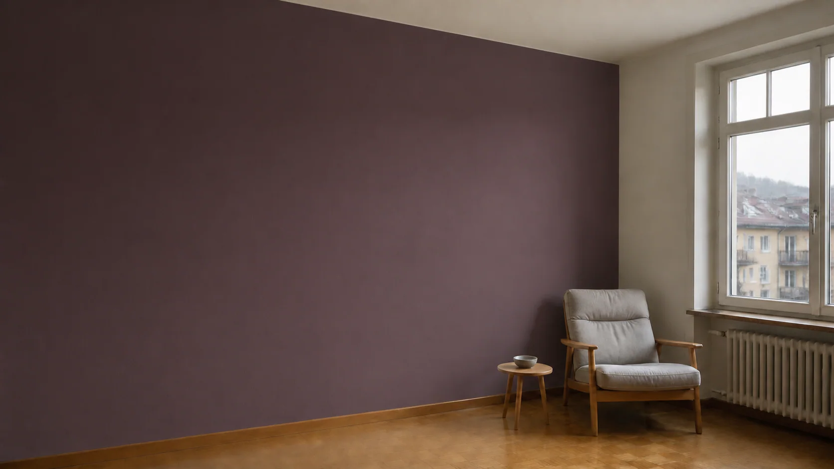 Digital visualisation of a finished interior colour scheme
